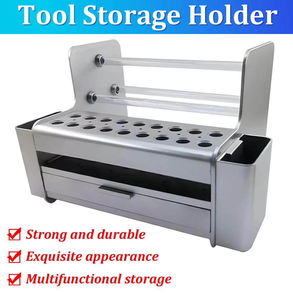 Multifunctional Screwdriver Tweezers Cutting Wire Holder Shelf Rack Large Capacity Maintenance Storage Holders Repair Tool