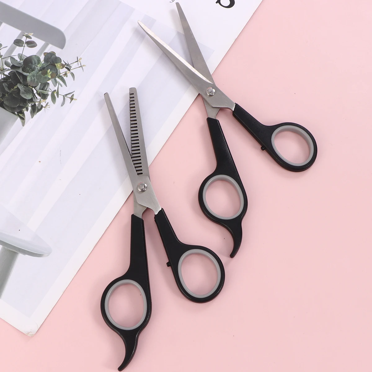 

2 Pcs Pet Grooming Scissors Set Durable High Quality Material Anti Rust Easy Use Hair Cutting Tools Dog Accessories