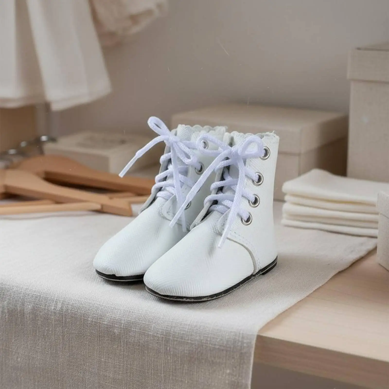 Doll Footwear Classic Lace-up Boots Doll Shoe Accessory Plastic Sneakers for Blythe Dolls Shoes and Outfits view 6