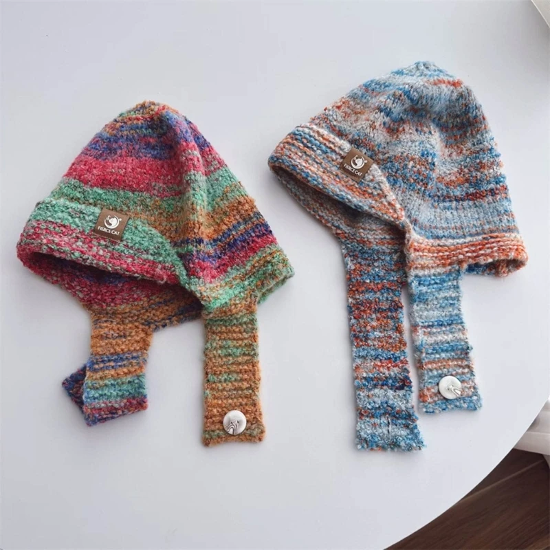 

Stylish Knitted Hat with Chin Fastener Elevates Your Children Winter Look Gift