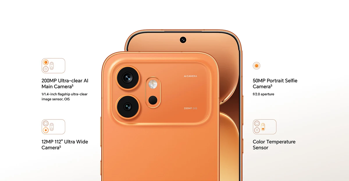2026 Global Version HONOR 600 5G 8GB+256 Snapdragon 7 Gen 4 6.57'' 120Hz AMOLED Screen 200MP Main Camera 7000mAh 80W SuperCharge