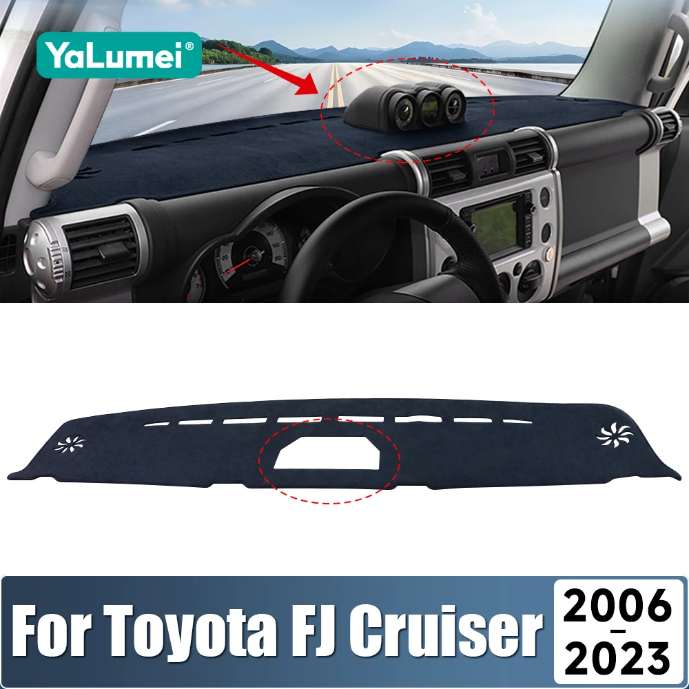 

For Toyota FJ Cruiser 2006-2012 2013 2014 2015 2016 2017 2018 2019 2020 2021 2022 2023 Car Dashboard Sun Shade Cover Accessories