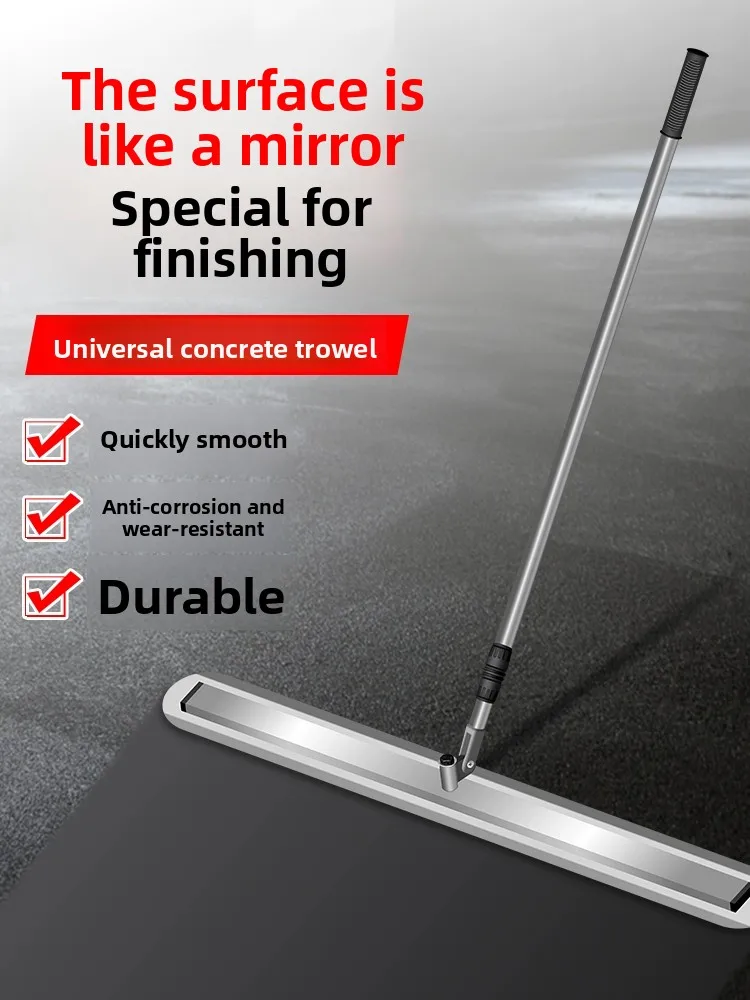

Board Concrete Large Trowel Universal Small Trowel Leveling and Polishing Cement Pavement Push-pull Scraping Leveler Troweling