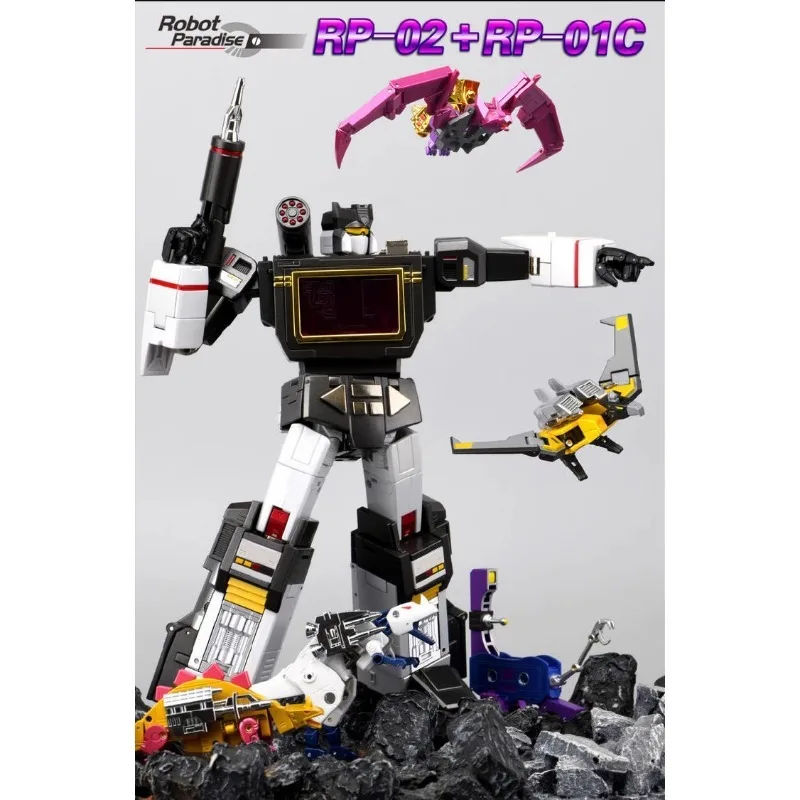 FansToys-Robot Parade FT RP02, RP-01C de Blaster acústico, cinta magnética, grabadora negra, pájaro, espada, dragón, murciélago, espíritu, figura de acción