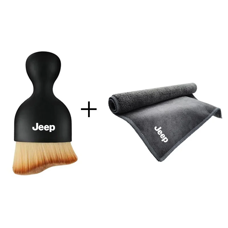 For Jeep Renegade Car Interior Cleaning Soft Brush Tool Dust Remover Suede Fleece Microfiber Wash Towel Car Cleaning Rag Cloth