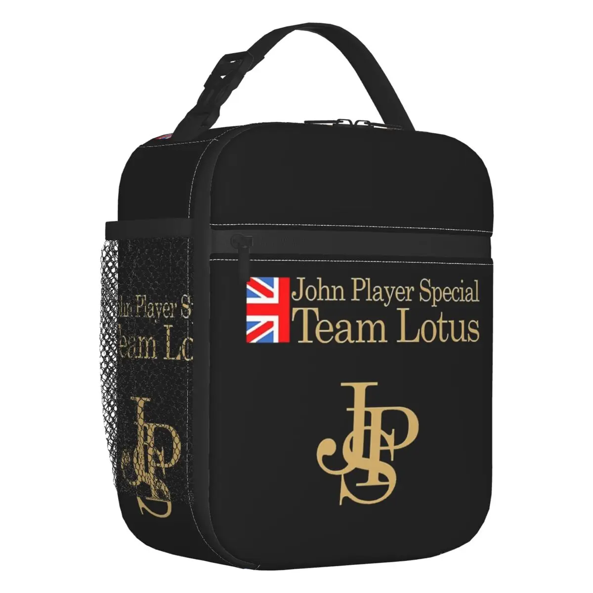 Custom John Player Special Lunch Boxes for Women Waterproof JPS Team Cooler Thermal Food Insulated Lunch Bag Kid School Children