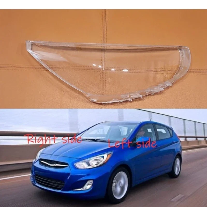 

For Hyundai Accent 2011 2012 2013 2014 Car Headlight Shell Headlamp Cover Replacement Lamp Shade Headlamp Lens Glass