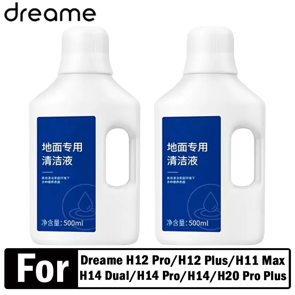 Liquid Fit For Dreame H12 Pro/H12 Plus/H12 Core/H11/H11 Max/H14 Dual/H14 Pro/H14 Cleaning Fluid Parts Accessories 500ml