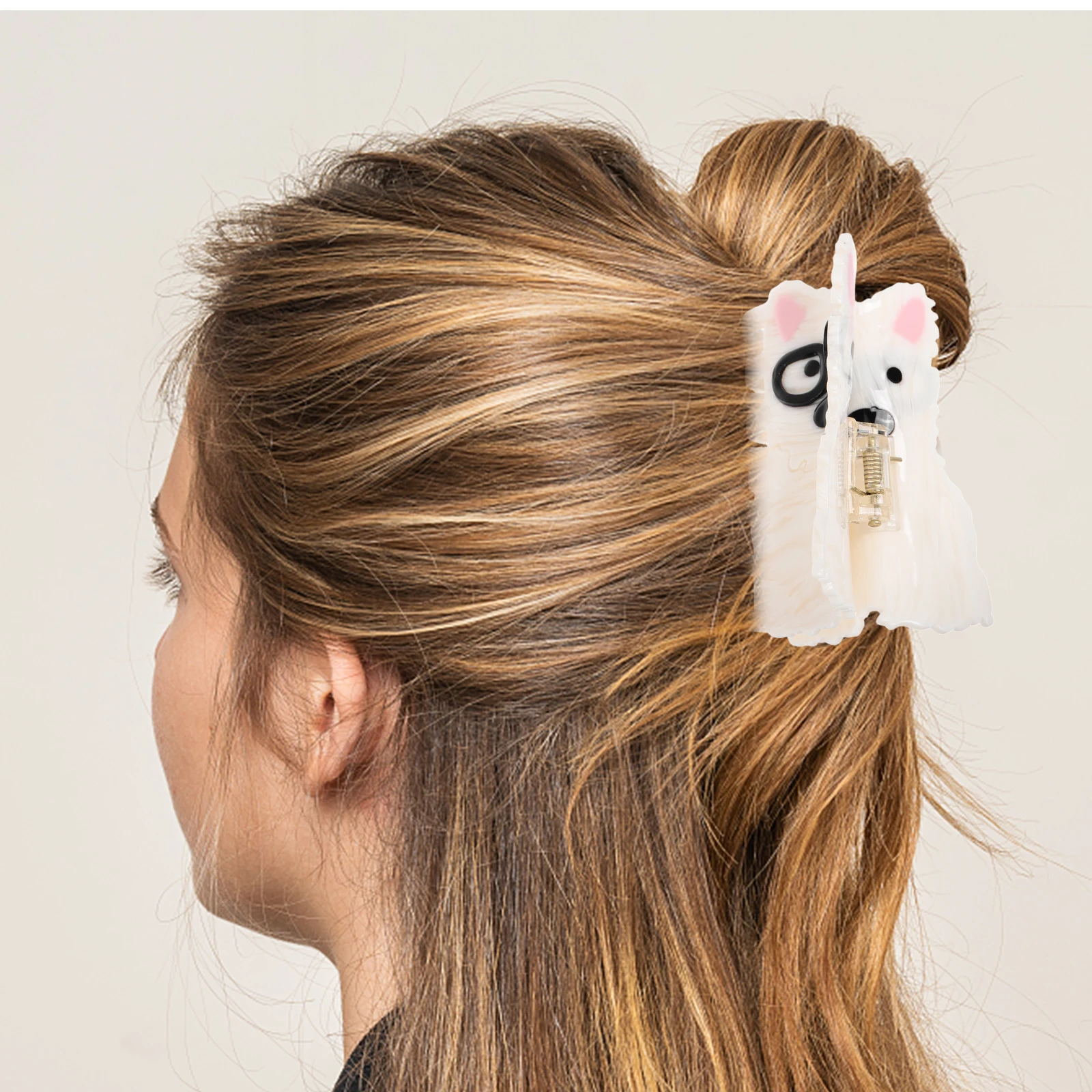 

Cute Cartoon Dog Claw Women Mini Small Styling Accessories Thick Medium Wear-Resistant Plastic Claw Accessories For