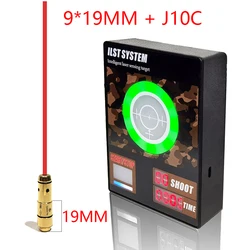 9mm Laser Training System-Portable Dry Fire Target with Sound & Flash Feedback Includes Laser Cartridge for Realistic Practice