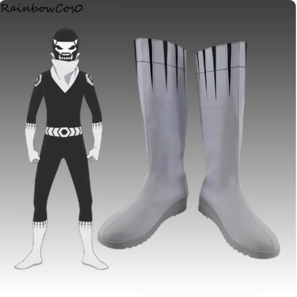 

D Ranger Reject Обувь для косплея Сапоги Игра Аниме Вечеринка Хэллоуин RainbowCos0 W5112