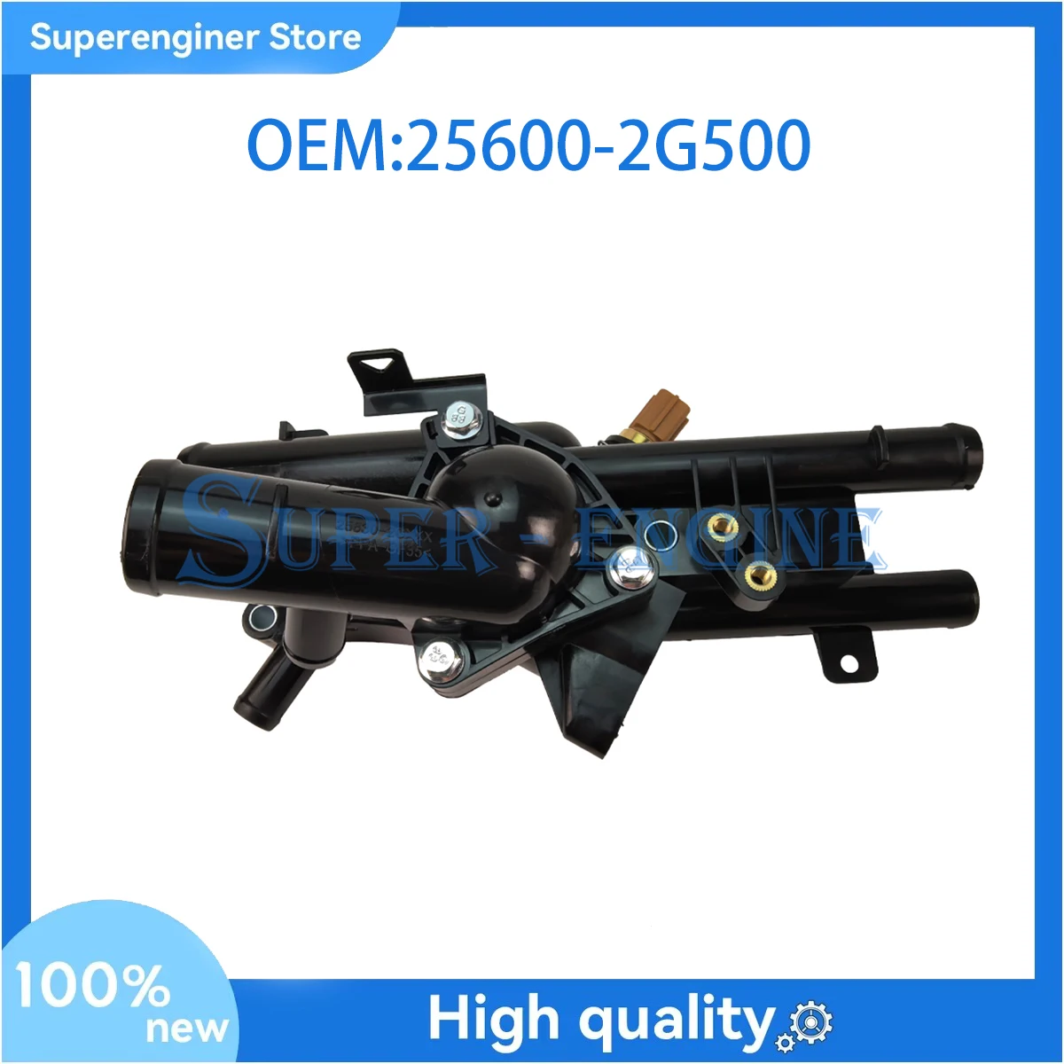 

New 25600-2G500 256002G500 Engine Coolant Thermostat Housing Replacement Accessories PartsFor Hyundai Santa Fe Tucson Sonata