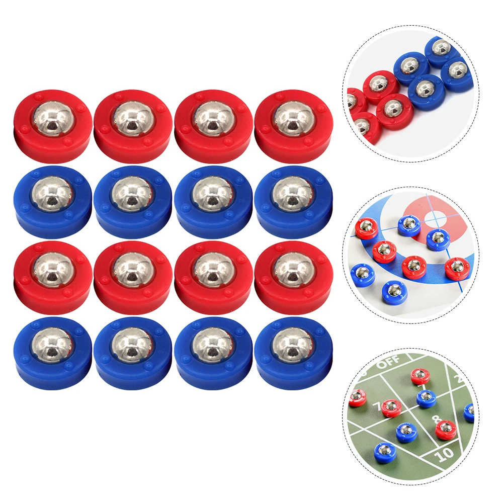 

24pcs Shuffleboard Toys Bright Colors Kids Game Play Set Table Top Entertainment Mini Bowling