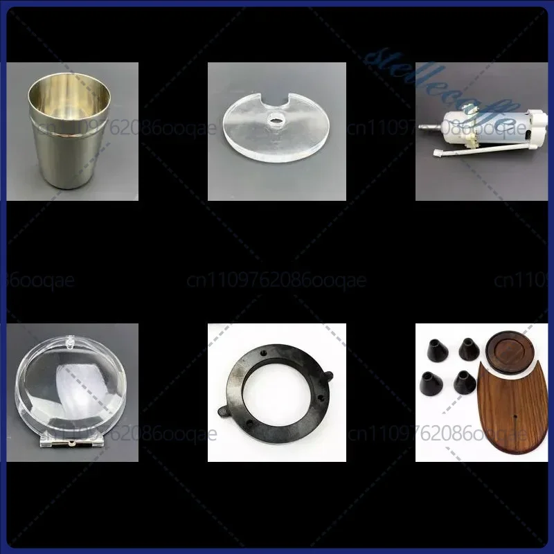 for Niche Zero Coffee Grinder Accessories Walnut Wood Knife Disc Powder Cup Cover Essential Coffee Brewing Tool