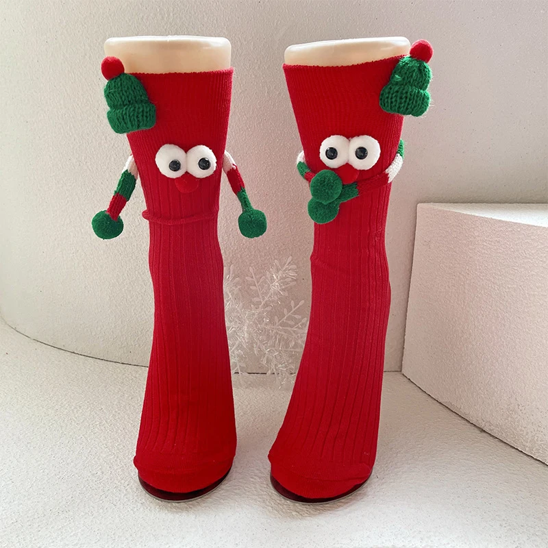 

Christmas Cartoon Socks Cute Mid Tube Socks Fashionable and Versatile Men's and Women's Autumn and Winter Socks Trendy New Style
