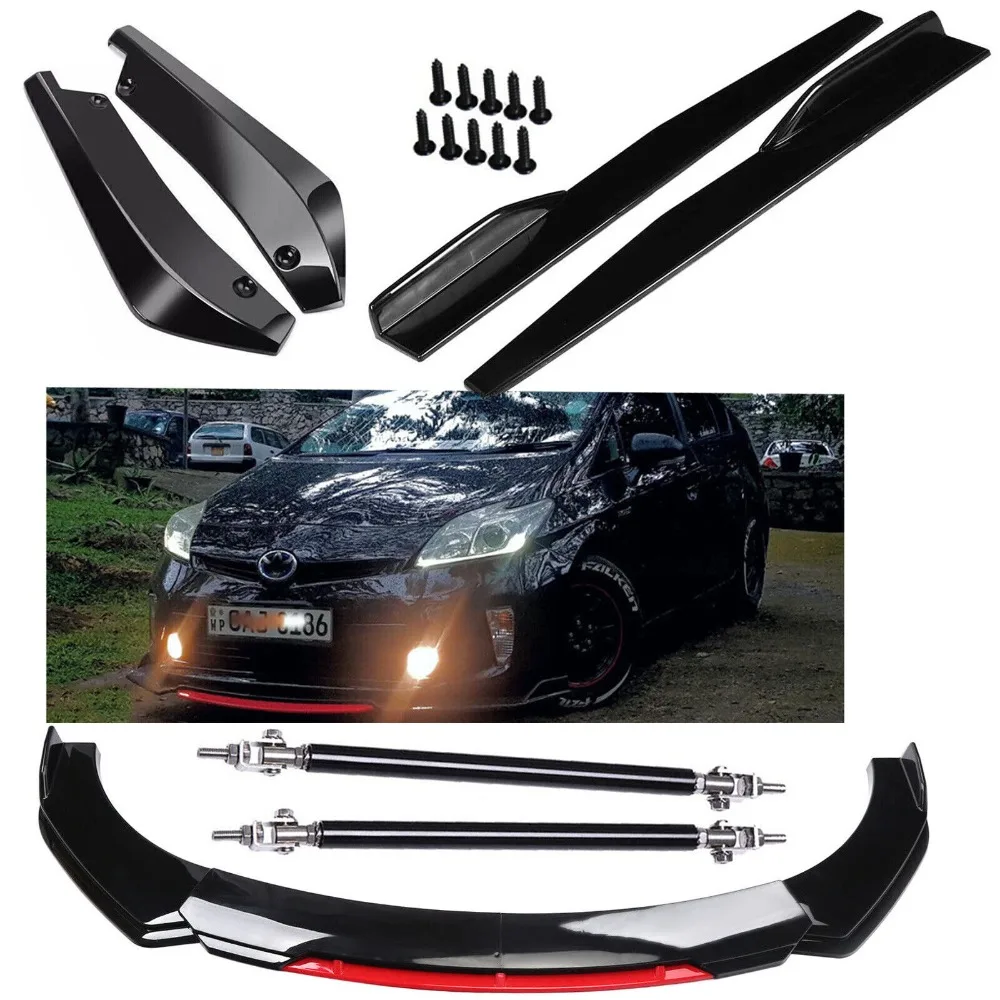 

For Toyota Prius Front Rear Bumper Lip Spoiler Splitter Body Kit Side Skirt United States