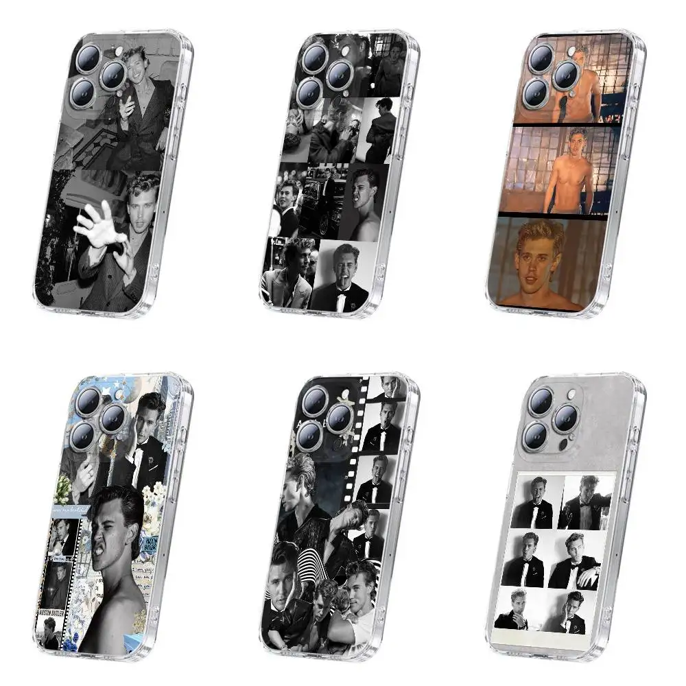 

A-Austin B-Butler Collage Phone Case For iPhone 17,16,15,14,13,12,11 Plus,Pro,Max,Plus,E,SE4,Mini Transparent Cover