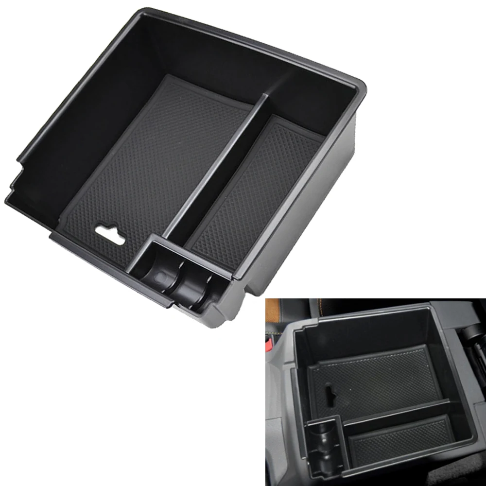 For Ford Ranger 2012 2013 2014 2015 2016 2017 2018 Armrest Storage Box Glove Tray Center Console Organizer Cell Phone Organizer