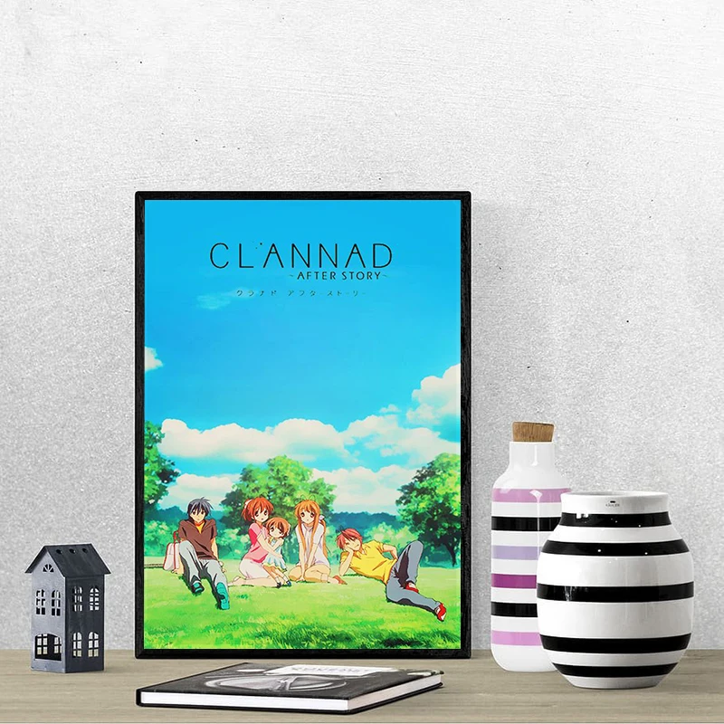 Anime Clannad Poster Bedroom Decoration Decorative Wall Prints Photos for Living Room Art Mural Painting Home Decor Decorations