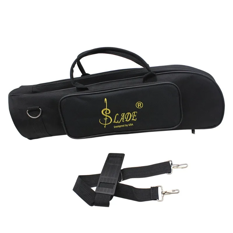 

Портативная сумка для хранения трубы, утолщенная защитная сумка для трубы, ткань Оксфорд, чехол на одно плечо, аксессуары для духовых инструментов