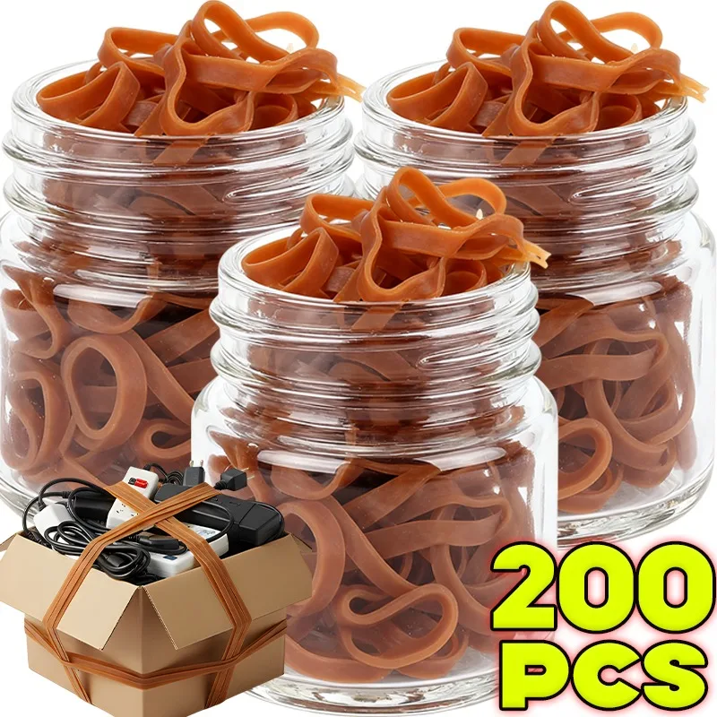 

Large Size Rubber Band Thicked Stretchable Rubber Rings Widen High Elastic Yellow Rubber Band Office File Folder Bundling Straps