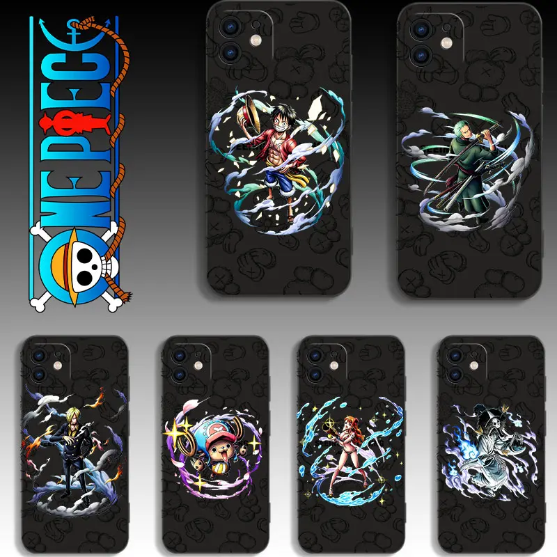 

Anime One Piece Luffy Zoro Sanji Phone Case For Samsung A53 A50 A52S A51 A72 A71 A73 A32 A22 A20 A30 A21S 4G 5G with Hand Strap