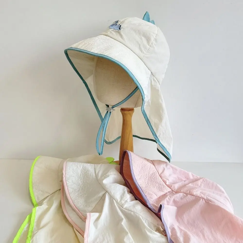 

Fashion Large Brim UV Block Cap Breathable Soft Fabric Baby’s Summer Hats Beach Accessories Lightweight Sunshade Hat Baby