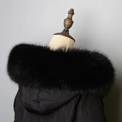 Winter Faux Fur Collar Women's Fur Collar Chain Shawl, Men's and Women's Real Raccoon Fur Scarf, Costume Wear, Neck Warmer, Shaw