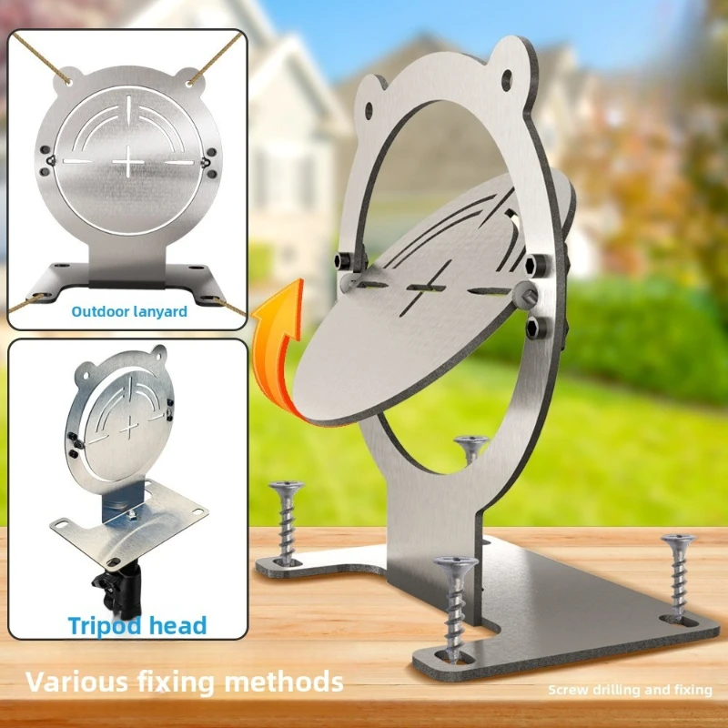 360°Rotating Metal Shooting Target Tactical Shooting Training Target Airsoft BB Guns Practise Shooting Gun Accessories