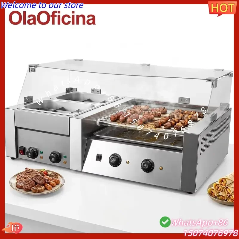 2026 Parrilla Eléctrica de 11 - Hot Dog Roller Grill reseña y precio