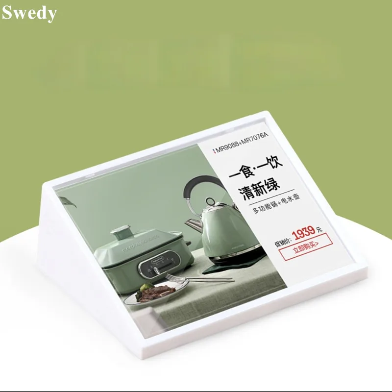 A6 105x148mm Slant Plastic Acrylic Sign Holder Display Stand Table Name Card Holder Menu Paper Holder Price Label Tags