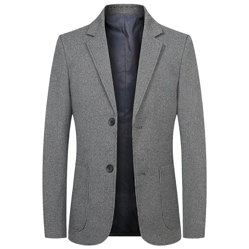 Blazers de negócios slim fit masculino, jaquetas casuais, casacos masculinos, roupas de alta qualidade, 4XL, novo para primavera