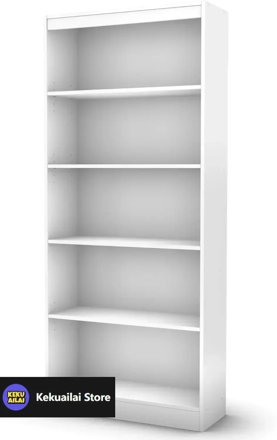 

South Shore Axess 5-Shelf Bookcase - Pure White