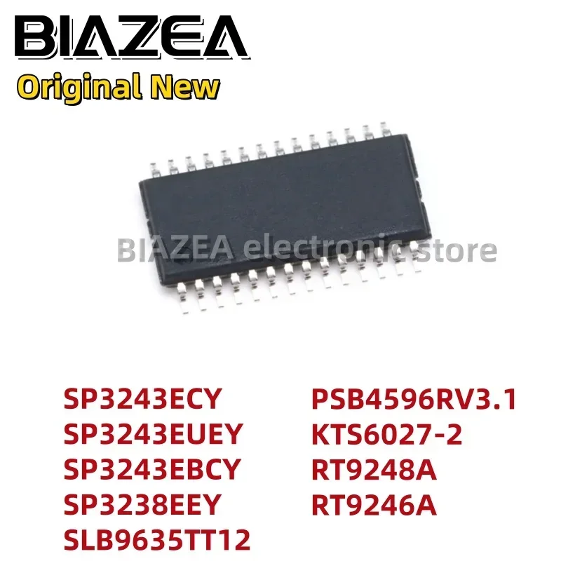 1piece SP3243ECY SP3243EUEY SP3243EBCY SP3238EEY SLB9635TT12 PSB4596RV3.1 KTS6027-2 RT9248A RT9246A TSSOP28
