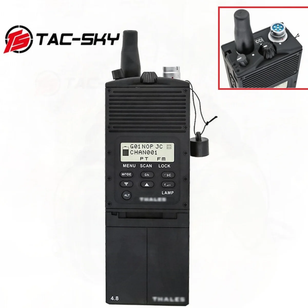 

TAC-SKY Tactical AN/PRC 148152152a Harris Fake Case Модель рации Подходит для тактической 6-контактной U94 PTT prc 148 Virtual Box