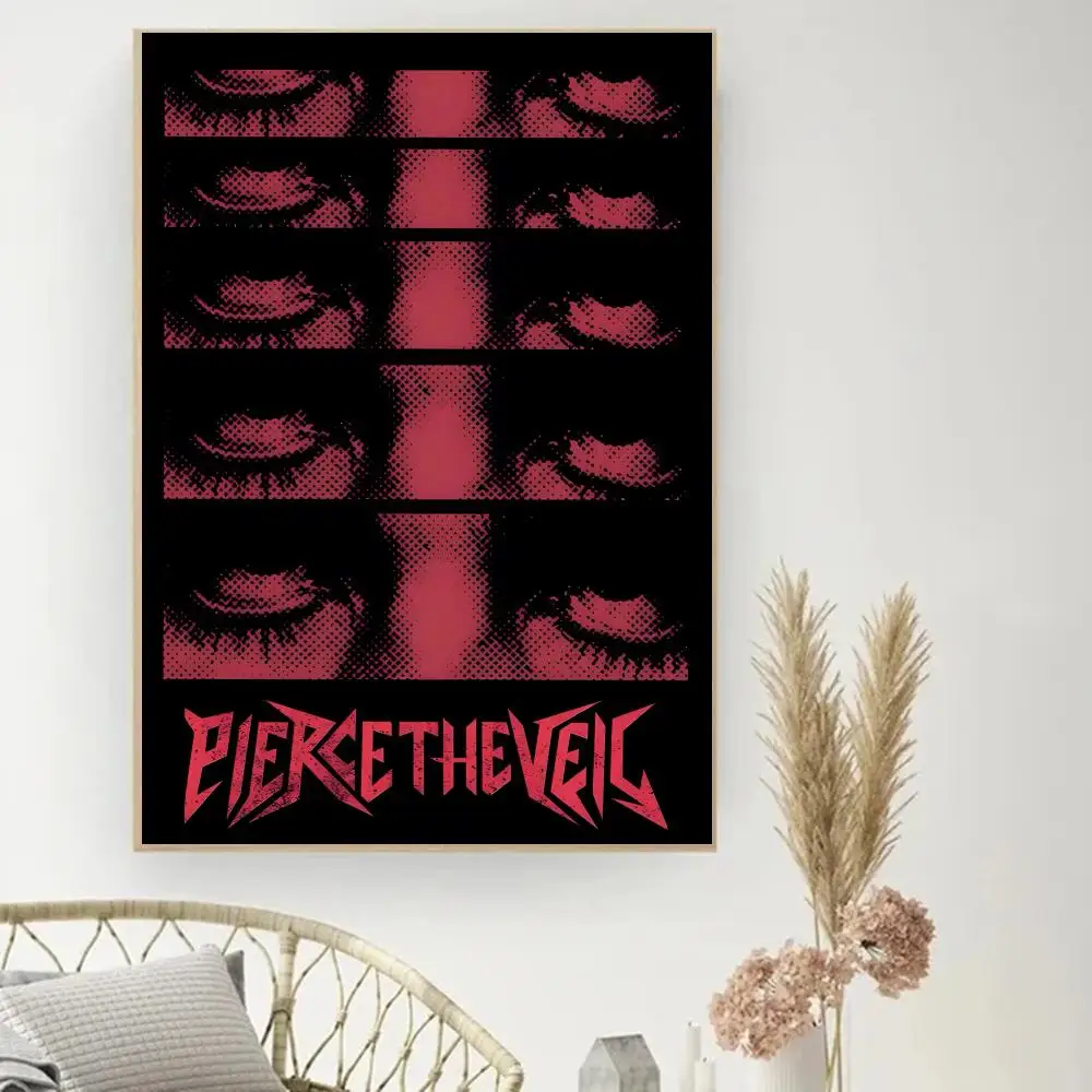 Pierce The Veil Band Collide With The Sky Painting Calligraphy Poster Print Modern Decor Room Home Decor Canvas Art Pictures Hom