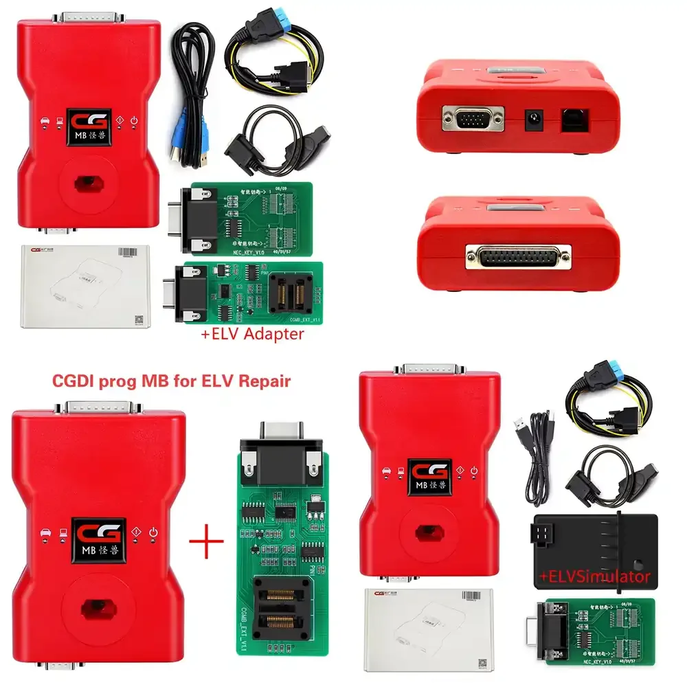 

Most Popular Auto OBD2 ECU Key Programmer With Full Adapters & ELV &ELV Repair Adapter