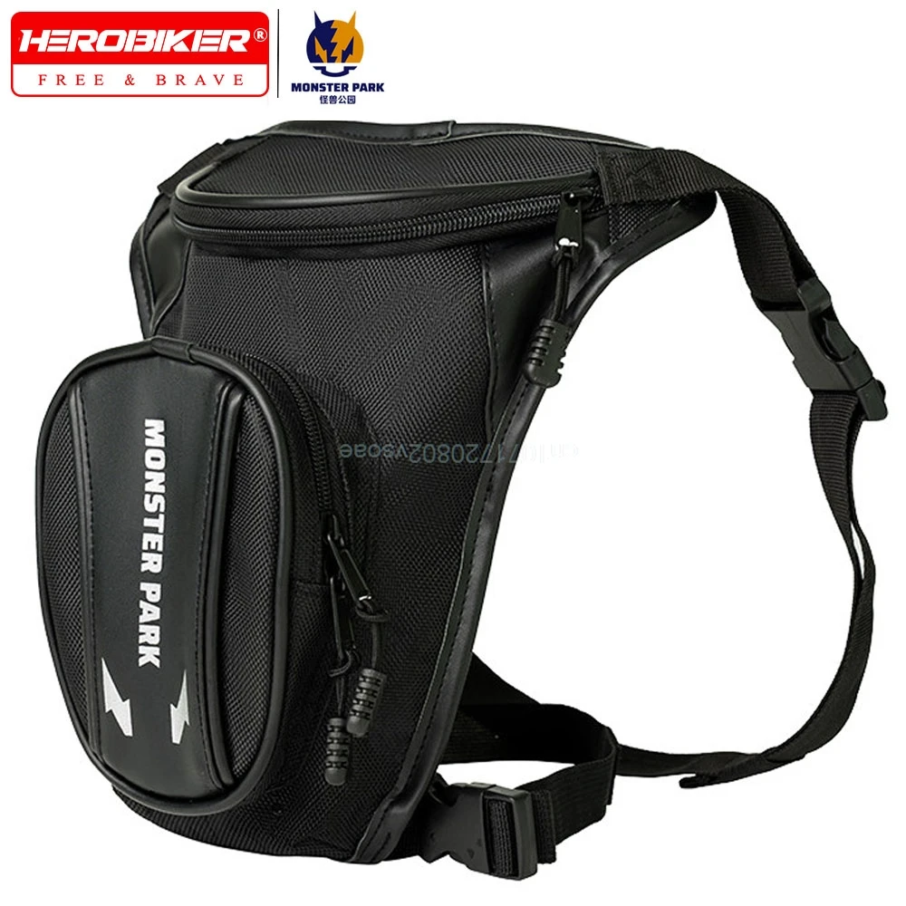 

Motorcycle Leg Bagwaterproof Rider Waist Bag Crossbody Bag Large Capacity Moto Bag Leg Hip Bum Fanny Pack Motorbike Waist Bag