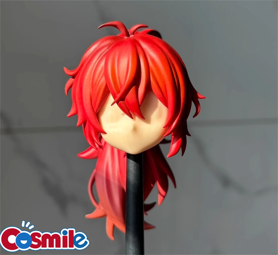 Cosmile Game Genshin Impact Diluc GSC OB11 OB22 Removable Hair Wig Anime head Cute Bjd Doll Figure Anime