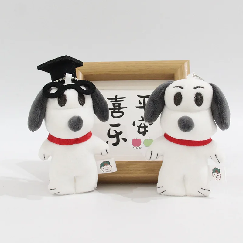 2025 New Cute Snoopy Plush Doll Bag Pendant Halloween Pumpkin Doll Backpack Keychain Halloween Gift for Friends