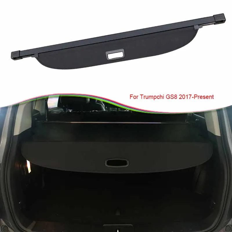 

Car Rear Trunk Curtain Cover Canvas Rear Rack Partition Shelter Storage Internal Auto Accessories For Trumpchi GS8 2017-2025