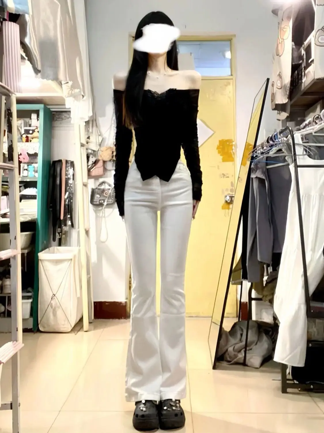 

Одежда для женщин, расклешенные джинсы с низкой посадкой, карманы-карго, универсальная рабочая одежда с несколькими карманами, камуфляжная женская одежда в стиле милитари, джинсовая одежда