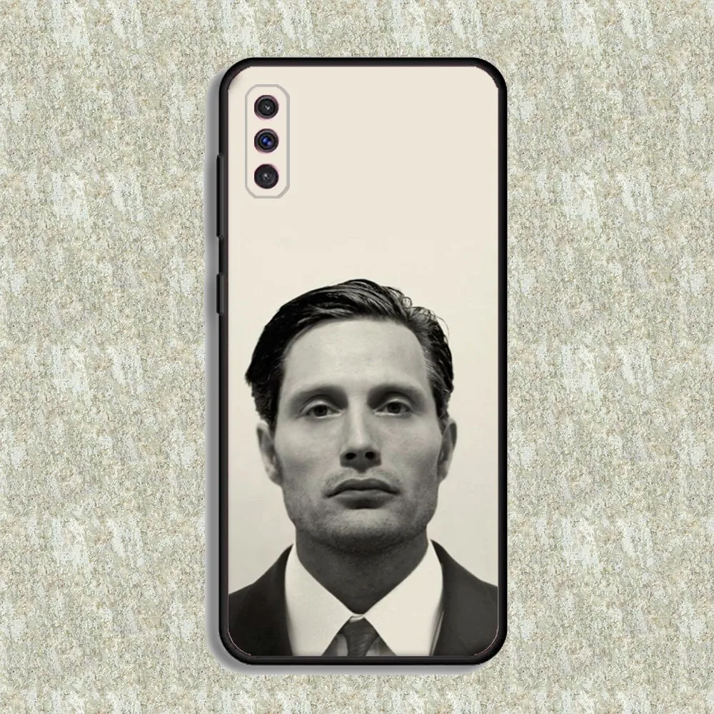 Actor M-Mads MikkelsenS Phone Case For Samsung S23,23,22,30,21,10,9,Note20 Ultra,Lite,Ultra,5G,Plus,FE,Black Soft Case