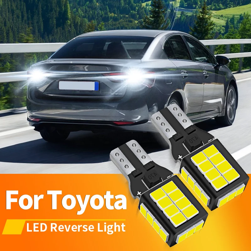 

2PCS W16W T15 921 LED Bulbs Canbus Car Light For Tail Signal Lamp Backup Reserve Lights For Toyota Avensis T27 2015.05-2018