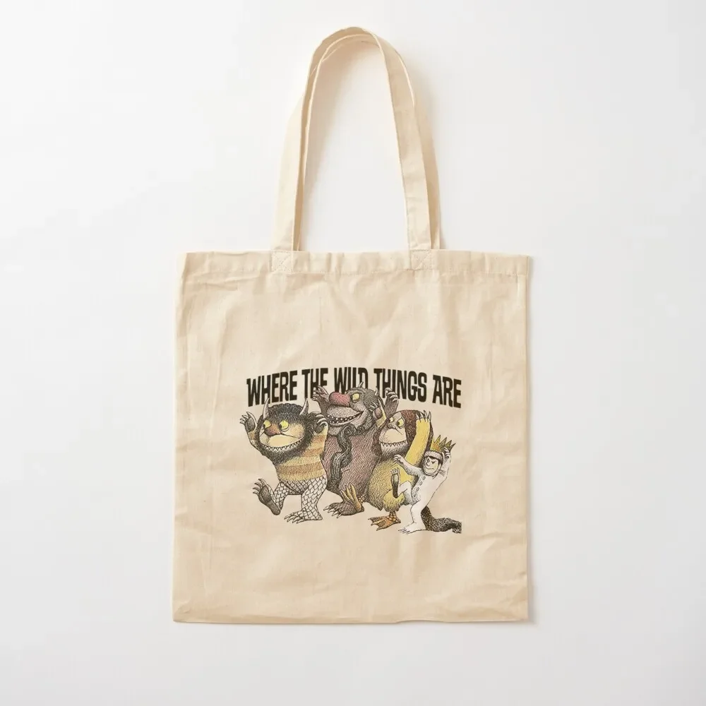 

Where The Wild Things Are T-ShirtWHERE THE WILD THINGS ARE Tote Bag tote bag canvas shoping bag Women's handbag