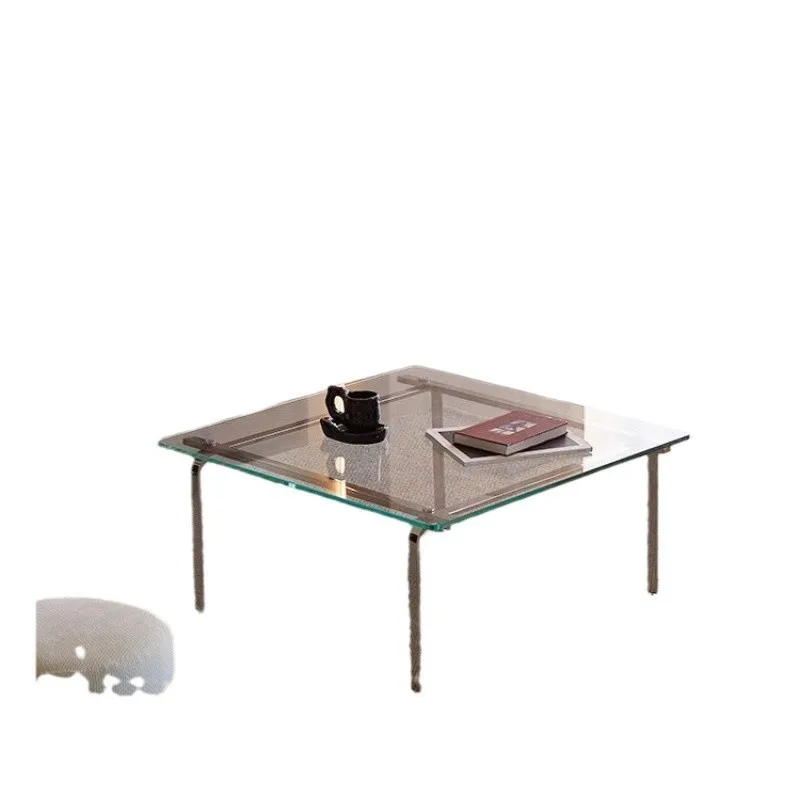 

Coffee table glass coffee medieval tea table living room sofa side modern classic
