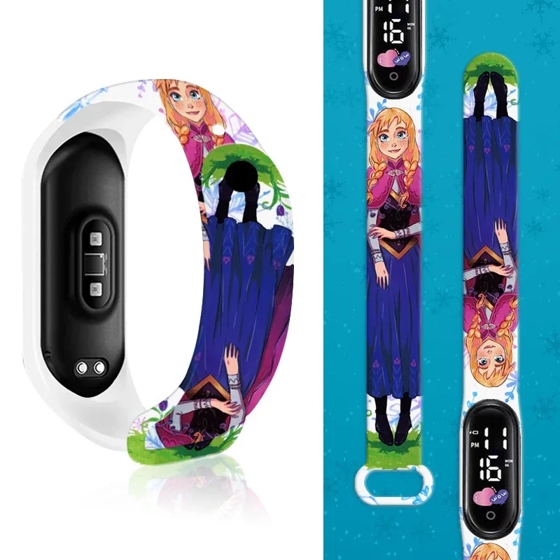 Frozen Princess Elsa Children Watches for Girls Sport Bracelet LED Women Watch Kids Electronic Digital Clock kids watch gifts