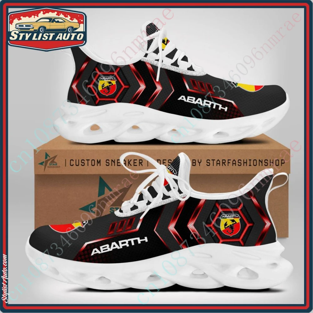 Abarth Sports Shoes For Men Unisex Tennis Casual Running Shoes Lightweight Male Sneakers Big Size Men\'s Sneakers Custom Logo