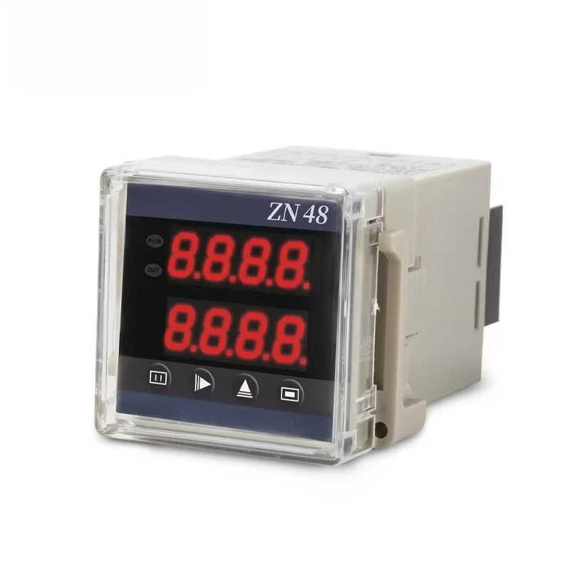 ZN48 Intelligent Time Relay AC220V Digital Time Relay Counter Multifunction Rotating Speed Frequency Meter