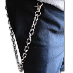 Layered Metal Punk Rock Chain Keychains For Men Women Waist Key Chain Wallet Jeans Hip-hop Pants Belt Chains Jewelry Accessories